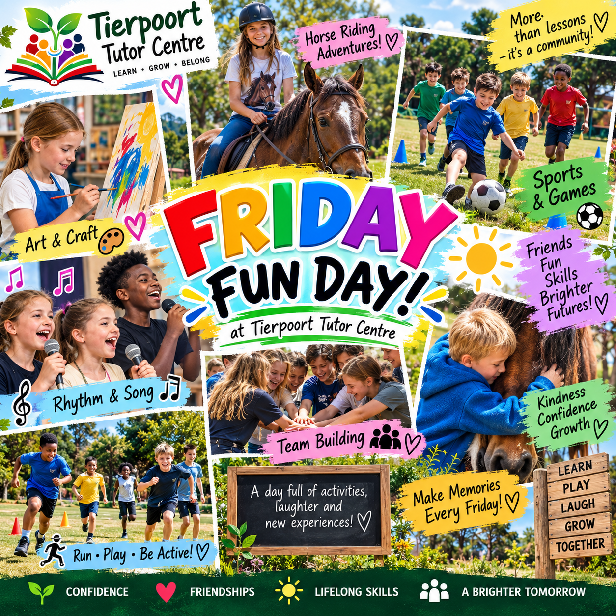 Friday Fun Days at Tierpoort Tutor Centre